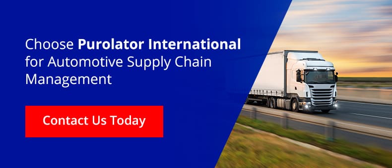 Choose Purolator International for automotive supply chain management