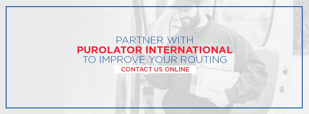 Partner with Purolator International to improve routing