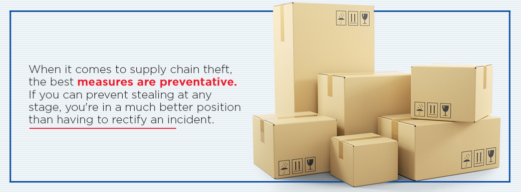 When it comes to supply chain theft, the best measures are preventative