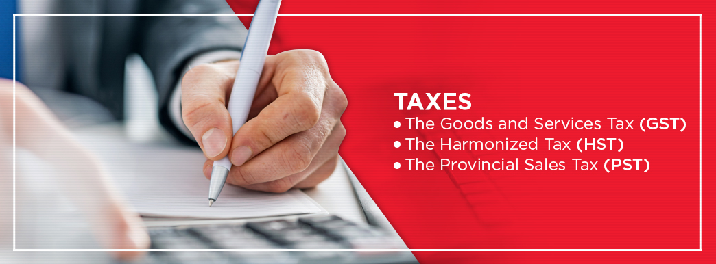 Goods and Services Tax, Harmonized Tax, Provincial Sales Tax