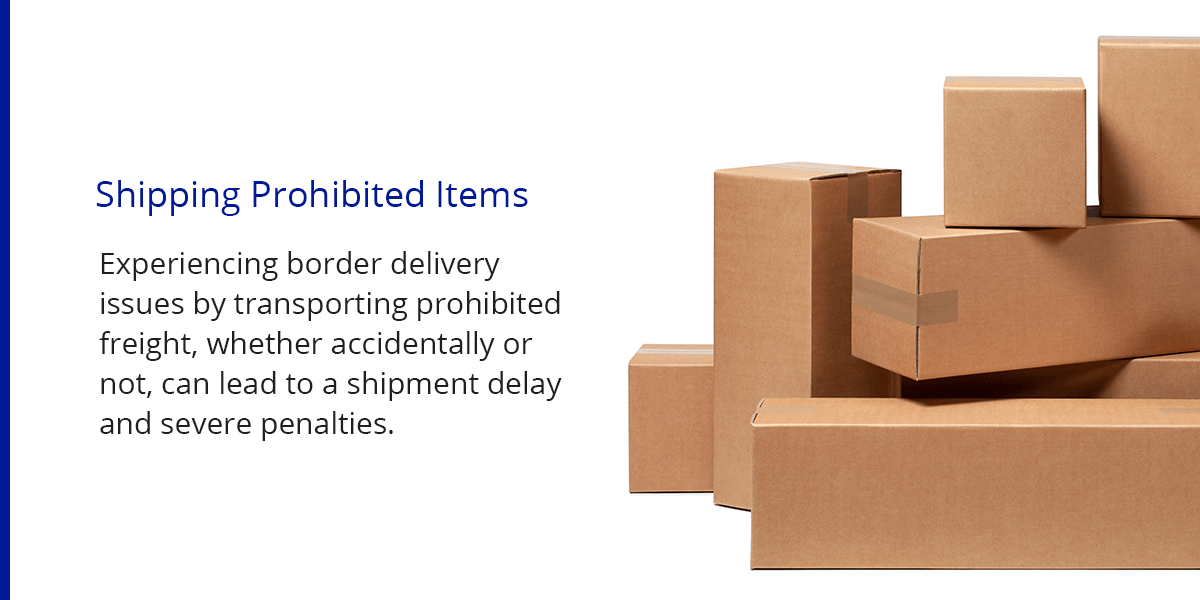 Shipping Prohibited Items